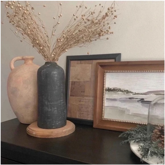 Hearth and Hand with Magnolia 9” Distressed Black Vase - Picture 4 of 4